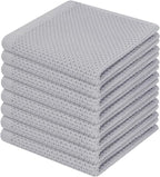 Homaxy 100% Cotton Waffle Weave Kitchen Dish Cloths, Ultra Soft Absorbent Quick by Homaxy