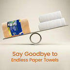 Greenfound Microfiber Cleaning Cloth Roll -80 Pack, Tear Away Towels, Reusable - Image 6