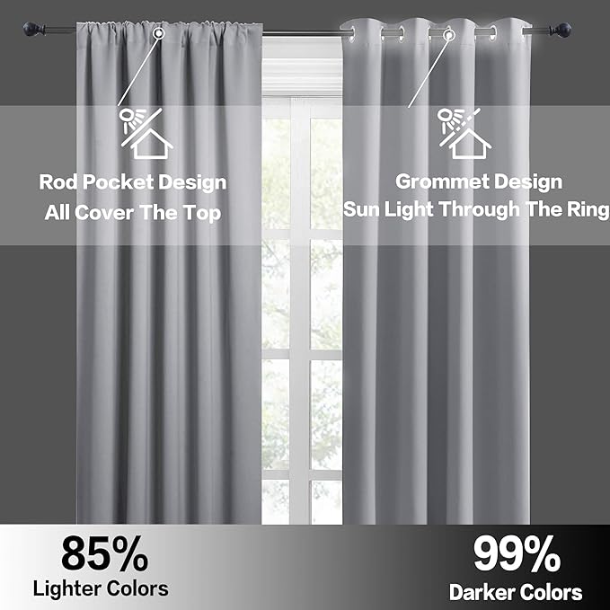 RYB HOME Bathroom Window Curtains - Image 6