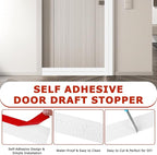 Weather Stripping Self Adhesive Door Draft Stopper Flexible Shower Door Bottom - Image 4