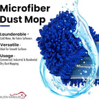 KLEEN HANDLER 24 Inch Microfiber Dust Mop, Medium Washable Commercial, - Image 7