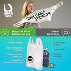 Hippo Sak - Plant Based Tall Kitchen Garbage Bags - 13 Gallon Trash Bags - - Image 4