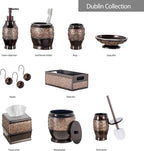 Creative Scents Dublin Brown Toilet Brush Set - Image 6