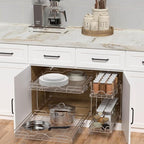 OCG 2 Tier Pull Out Cabinet Organizer, Pull Out Drawers - Image 6