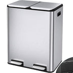 Arlopu 16Gal Dual Trash Can w/2 Built-in Box by Arlopu