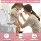 50 PCS Disposable Toilet Seat Covers, Extra Large Portable Potty Seat Covers - Image 5