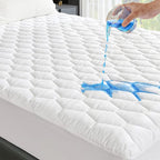 GRT Twin Mattress Protector Waterproof, 100% Waterproof Quilted Fitted Mattress by GRT