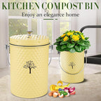 AOSION Countertop Compost Bin Kitchen, Odor Resistant Indoor Compost Bin - Image 4
