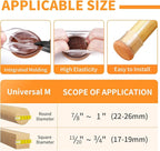 Ezprotekt 24 Pcs Clear Chair Leg Floor Protectors - Image 2
