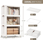 Jalove 88QT Plastic Storage Bins - Image 2