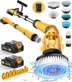 Qimedo Electric Spin Scrubber Extra Large Brush Q3, 6000 mAh Best Battery Power by qimedo