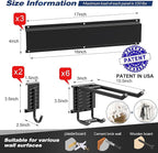 Storaboks Heavy Duty Garage Storage Rack System, Wall Mounted Tool Organizer - Image 2