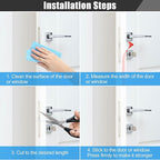 Draft Seal Tape for Doors and Windows 2 in x 20 Ft Silicone Weather Stripping - Image 5