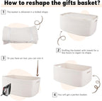 OIAHOMY Storage Basket for Shelves, Closet Cube Storage Bins Baskets for - Image 7