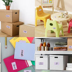 STARLIBOO Colored Labels Stickers 3 x 2 Inch, Rectangle Moving Labels Stickers - Image 6