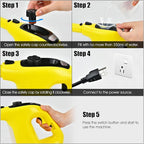 COSTWAY Handheld MultiPurpose Steam Cleaner - Image 6