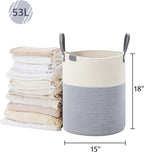 VIPOSCO Tall Laundry Basket, Large Dirty Clothes Hamper - Image 5