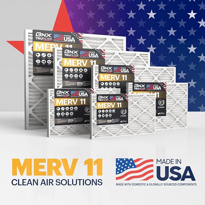 BNX TruFilter 20x22x1 Air Filter MERV 11- MADE IN USA - Image 7