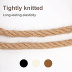 1/2 inch Hemp Rope, 164 Feet Twisted Manila Rope - Image 6