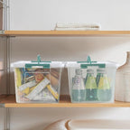 6-Pack Clear Latch Storage Box, 14 L Plastic Storage Bin - Image 6
