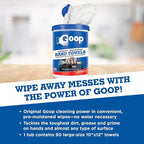 GOOP Multi-Purpose Waterless Hand Cleaner Towels - Image 2