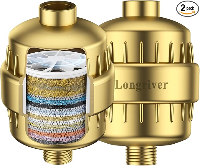 R7 Shower Filter High Put Shower Water Filter by DesignedforaSpa-LikeShower