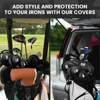 Amy Sport Golf Iron Head Covers Value 12 Pcs Set Thick Synthetic Leather - Image 7