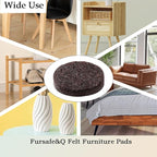 Fursafe&Q Felt Furniture Pads, Furniture Felt Pads - Image 2