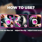 Air Jungles Flora Bliss Scent Car Air Freshener Clip, 6 Vent Clips, 4ml Each - Image 3
