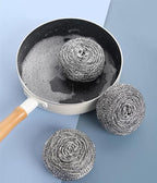 6Pcs Steel Wool Scrubbers - Image 2