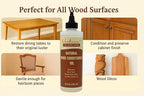 Verdana Natural Wood Conditioner Oil – 8 fl oz – Odorless, Non-Toxic Coconut - Image 3
