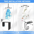 Over The Door & Wall Mount Ironing Board Hanger - Image 4