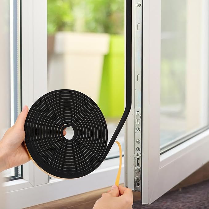 Weather Stripping Seal for Door Window, 10Feet High Density Foam Tape, - Image 7