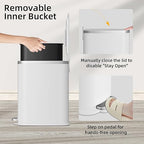 KUK Slim Bathroom Trash Can - Image 5