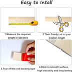 Floor Transition Strip & Self Adhesive Floor Vinyl Floor Edge Trim Laminate - Image 3