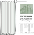 DWCN French Door Curtains – Rod Pocket Thermal Blackout Curtain - Image 3