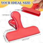 24 Pack Heavy Duty Chip Clips, 3 Inch Stainless Steel Bag Clip, Colorful Food - Image 2