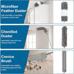 Microfiber Duster, Reusable Bendable Dusters, Washable Lightweight Dusters - Image 3