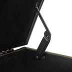 Adeco Fabric Storage Ottoman Bench - Image 7