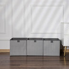 Storage Baskets, 11.8-Inch Woven Fabric Bins, Storage Cubes - Image 6