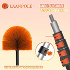 12FT Cobweb Duster with Extension Pole, Spider Web Brush - Image 2