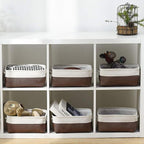 Small Storage Baskets for Shelves, Fabric Storage Baskets for Closet, - Image 8