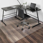 SALLOUS Office Chair Mat for Hard Floors, Slip Resistant Floor Protector Desk by SALLOUS
