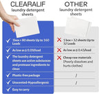 Laundry Detergent Sheets Up to 320 Loads, Fresh Linen - Image 3