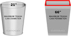 Plasticplace 32-33 Gallon Trash Bags │ 1.5 Mil │ Orange Garbage Can Liners │ - Image 3