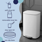 happimess HPM1006C Connor Rectangular Trash Can - Image 3