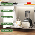 Pull Out Cabinet Organizer 31½" W x 21½" D, Heavy Duty Cabinet Pull Out Shelves - Image 2