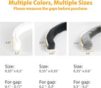 16.5FT Brush Weather Stripping, Neat Pile Self Adhesive Seal Strip - Image 3