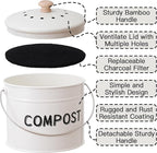 Compost Bin for Kitchen Counter, 1 Gallon Compost Bucket - Image 4
