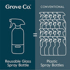 Grove Co. Glass Spray Bottles for Cleaning Solutions, Unique Silicon Sleeve - Image 5